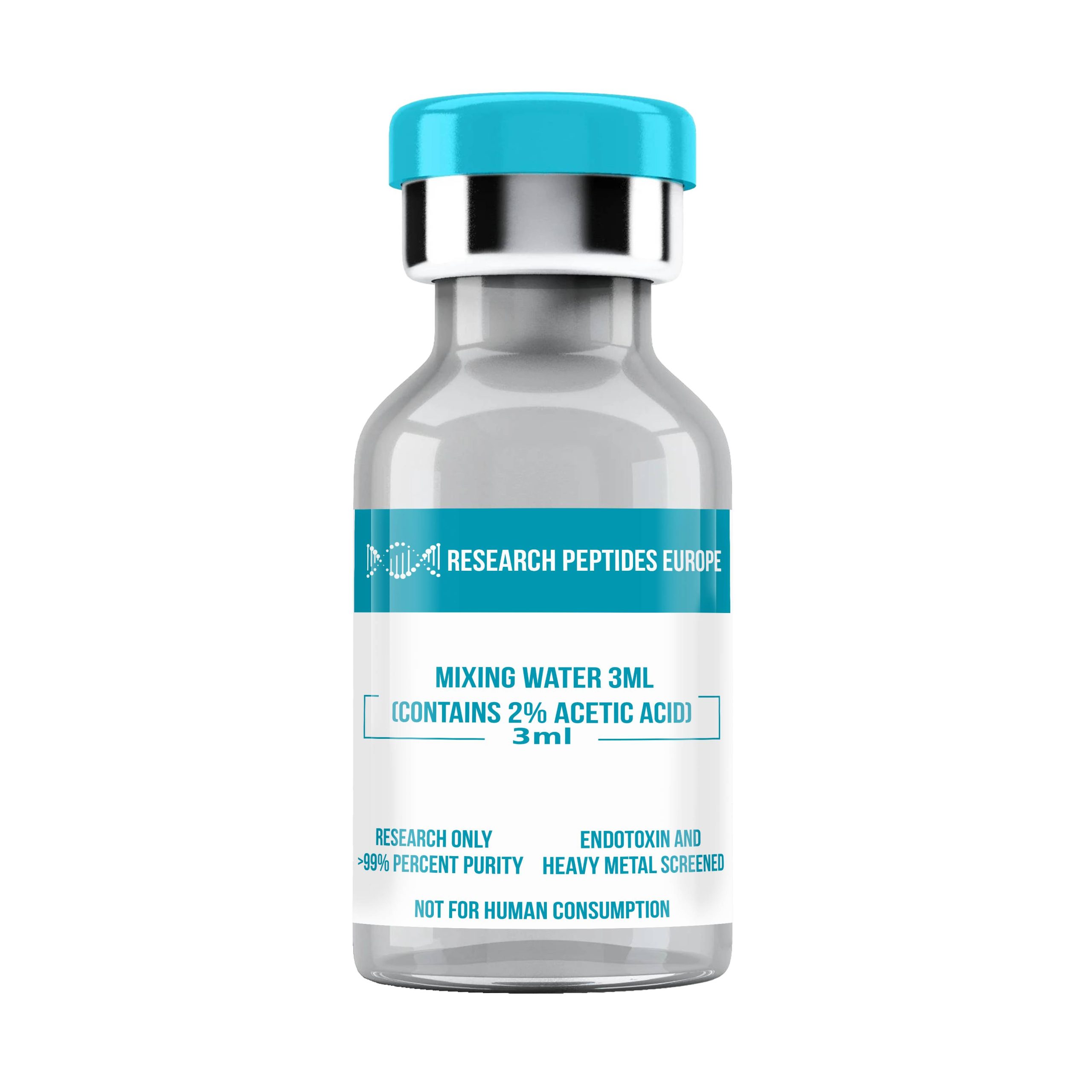 Mixing Water 3ml (2% Acetic Acid) A sterile reconstitution solution containing 2% acetic acid